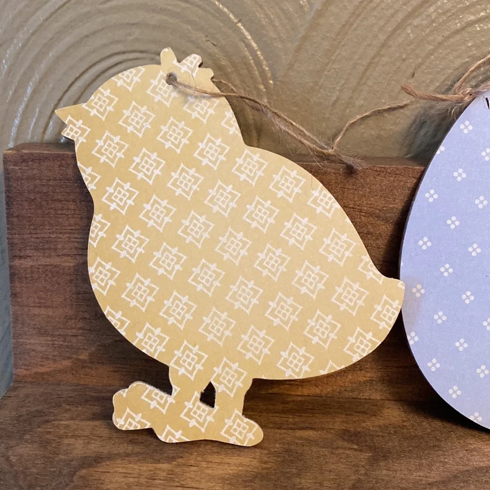 Spring Wooden Hanging Decoration set of 3